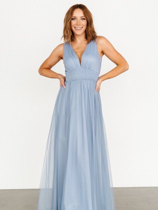 Baltic Born Dresses & Skirts - Baltic Born Dusty Blue Maxi Dress